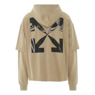Caravaggio Arrow Double Hooded T-Shirt „Dark Sand“