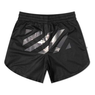 Caravaggio Arrow Mesh-Shorts Schwarz