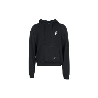 Caravaggio Arrow Over Hoodie „Schwarz/Weiß“