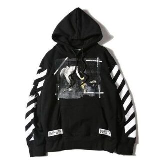 Caravaggio Kapuzen-Sweatshirt Schwarz