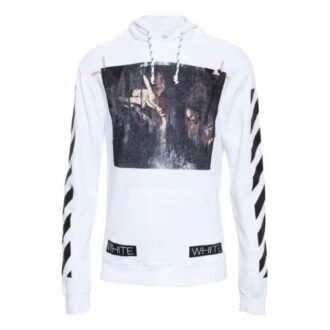 Caravaggio Kapuzenpullover für Herren, Weiß