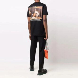 Caravaggio Kurzarm-T-Shirt Standardversion Schwarz