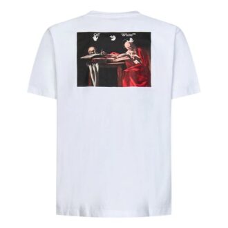 Caravaggio Paint Slim Tee „White Black“