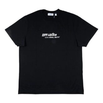 Cryst Croco Slim Fit T-Shirt „Schwarz“