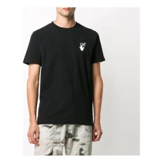 Cut Here Kurzarm-Shirt Schwarz