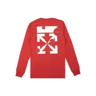 Cut Here Langarm-T-Shirt „Red“