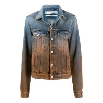 Degrade-Denimjacke in Slim-Fit-Passform