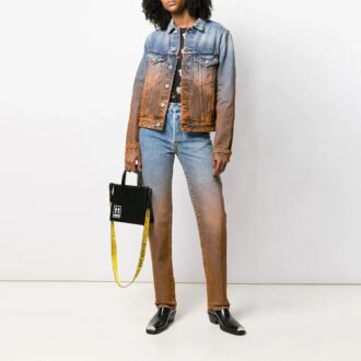Degrade-Denimjacke in Slim-Fit-Passform