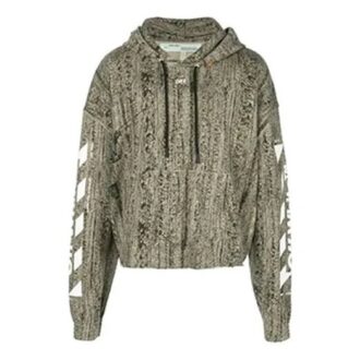 Diag Arrows Camo Logo Print Baumwolle