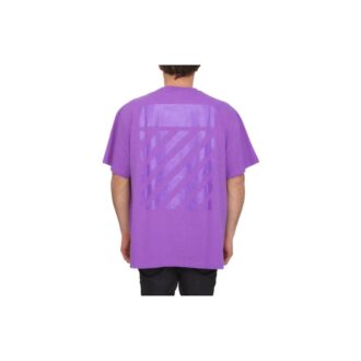 Diag Tab Over Kurzarm-T-Shirt „Orchid“