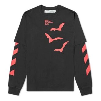 Diagonal Bats Double Sleeve für Herren Schwarz