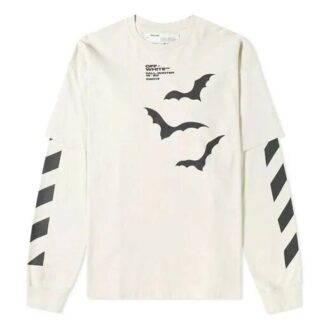 Diagonal Bats Double Sleeve für Herren Weiß