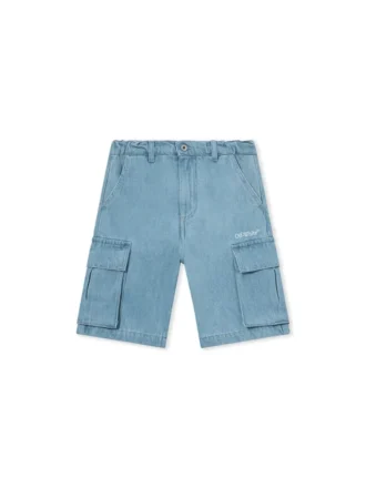 Diagonal Sketch Cargo-Shorts