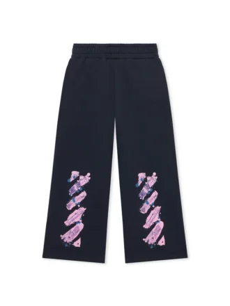 Diagonal Splat Weite Jogginghose