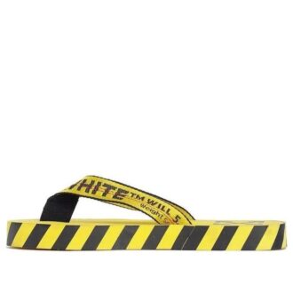 Flip-Flops „Graphic Print – Yellow“