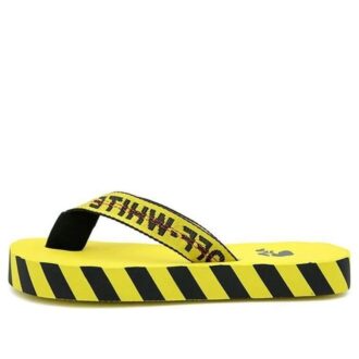 Flip-Flops „Graphic Print – Yellow“