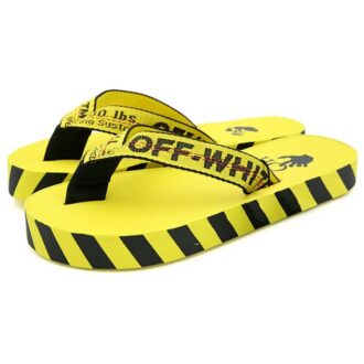 Flip-Flops „Graphic Print – Yellow“