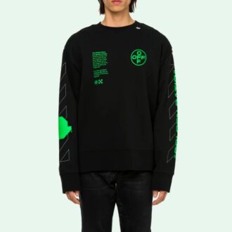 Fluoreszierende Arrows, Skizze, Herren-Logo-Pullover