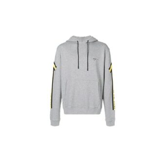 Fw18 Arrows Kapuzenpullover mit normaler Passform „Grau-Gelb“