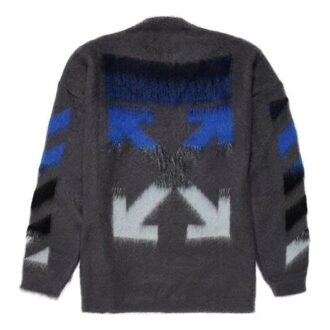 FW19 Arrow Mohair-Pullover Herren Grau