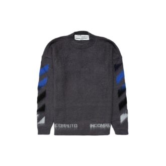 FW19 Arrow Mohair-Pullover Herren Grau