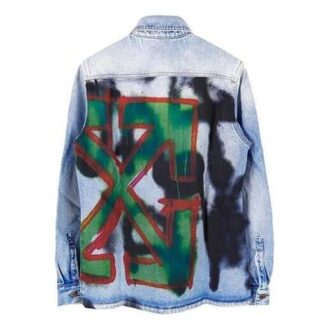 FW19 Doodle Denim-Hemd Herren Blau