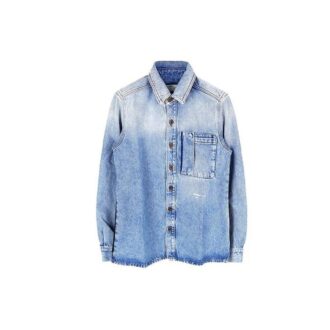 FW19 Doodle Denim-Hemd Herren Blau