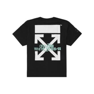 FW19 Waterfall S/S Over Tee Schwarz Multicolor