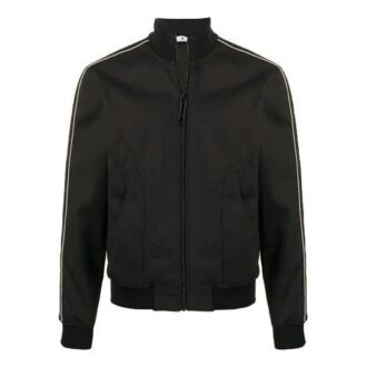 FW20 Applikations-Sportjacke Herren Schwarz