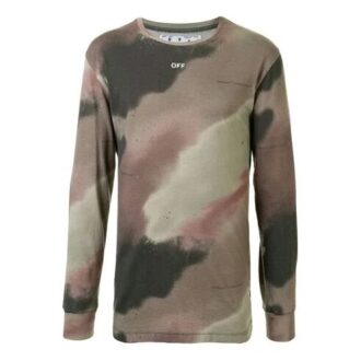 FW20 Arrows Printing Camo Langarm-Shirt für Herren, grün
