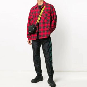 FW20 Baumwolljacke mit Arrows-Print für Herren, rot