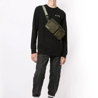 FW20 Bedruckt Langarm Herren Schwarz