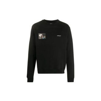 FW20 Caravaggio Angel Printing Pullover Herren Schwarz