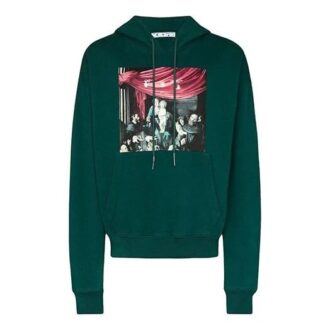 FW20 Caravaggio Loose Hooded Pullover Herren Grün