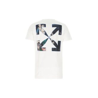 FW20 Caravaggio-Print Herren Weiß