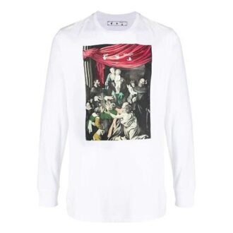 FW20 Caravaggio-Print Langarm-Sweatshirt