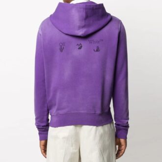 FW20 Fade Logo Kapuzenpullover Lila