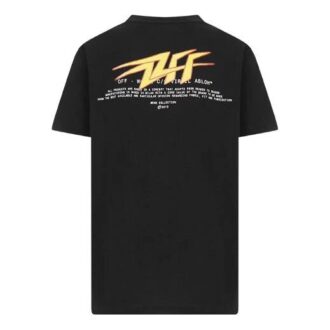 FW20 Flash Logo Applikation Shorts-T-Shirt Herren Schwarz