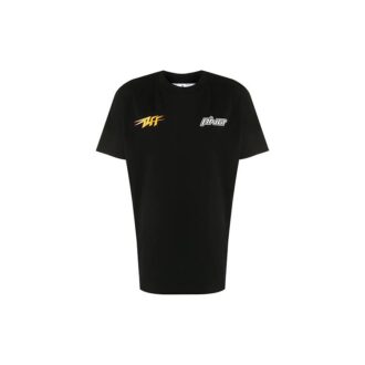 FW20 Flash Logo Applikation Shorts-T-Shirt Herren Schwarz