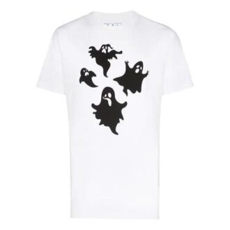 FW20 Ghost Print Ghost Printed Herren Weiß