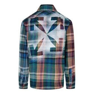 FW20 Hemd mit Pfeilprint für Herren, grün