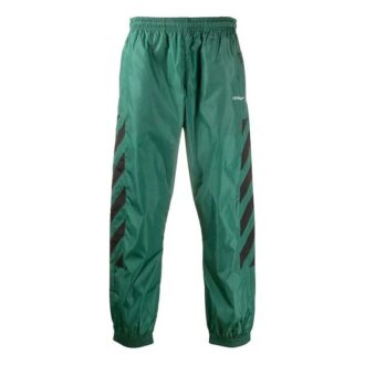 Fw20 Herren-Jogginghose mit Diagonal-Streifen und Stickerei