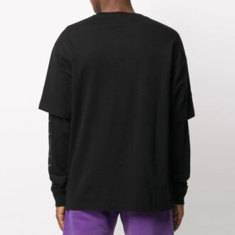 FW20 Herren-Langarmshirt mit Logo-Print