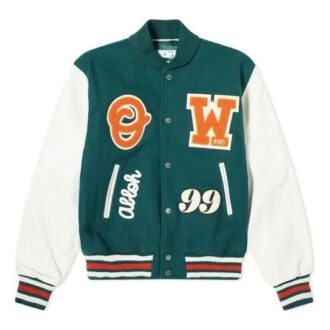 Fw20 Logo-Patches Varsity-Jacke