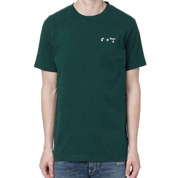 FW20 Logo-Print Baumwolle Herren Grün