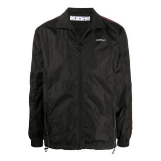 FW20 Logo-Print-Jacke Herren Schwarz