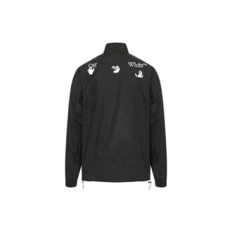 FW20 Logo-Print-Jacke Herren Schwarz