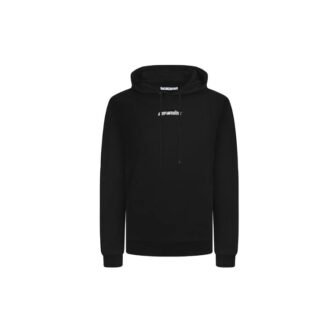 FW20 Pullover mit Kapuze und Pfeilprint für Herren, Schwarz