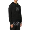 FW20 Stickerei-Kapuzenpullover Herren Schwarz