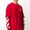 Fw20 Sweatshirt mit Diagonal-Streifen und mehrlagigen Ärmeln